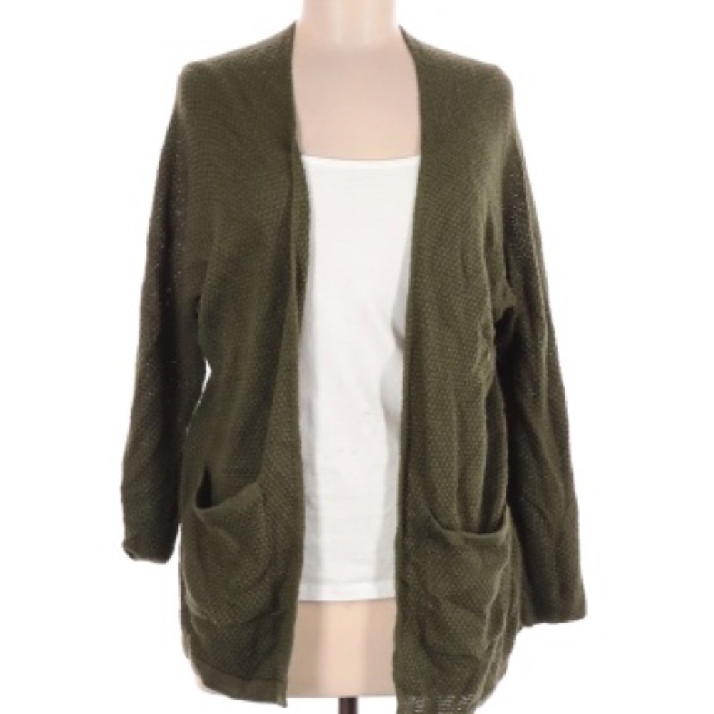 Dark green Pink Clover cardigan